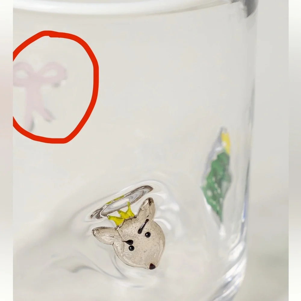 3 RARE Anthropologie Misprint Festive Icon Glasses - Nutcracker/Ballerina Flats - Picture 11 of 11